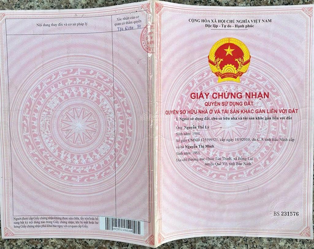 Bán nhà riêng tại tân thịnh bồng lai, 13,5 tỷ, 580m2, 4pn, 3wc