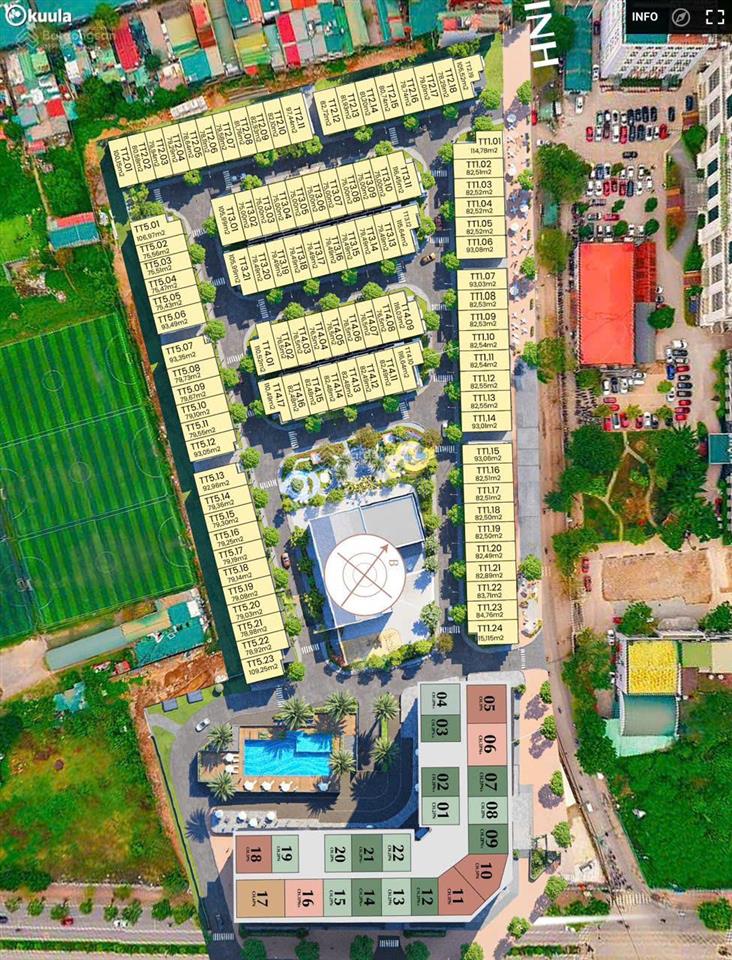 Bán căn hộ 2pn + 2wc tại 54 iconia lakeside, trung văn, nam từ liêm, 105 triệu/ m2