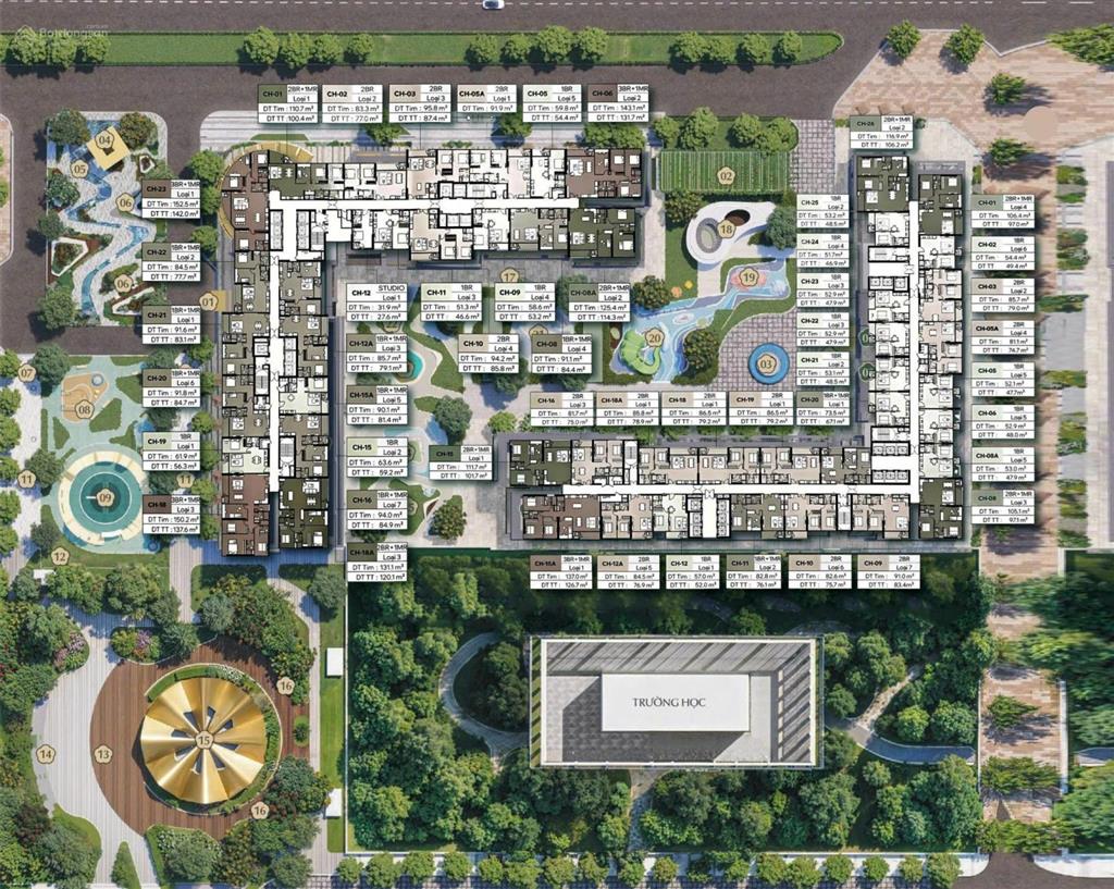 Bán căn hộ cc tại hanoi seasons garden, 7,344 tỷ, 47m2, view đẹp, giá ưu đãi
