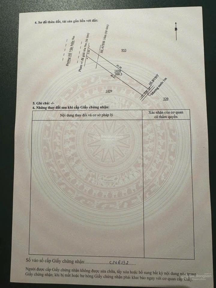 Bán đất hồ văn mên, an sơn, thuận an, bình dương, 4,45 tỷ, 200 m2 giá cực chất