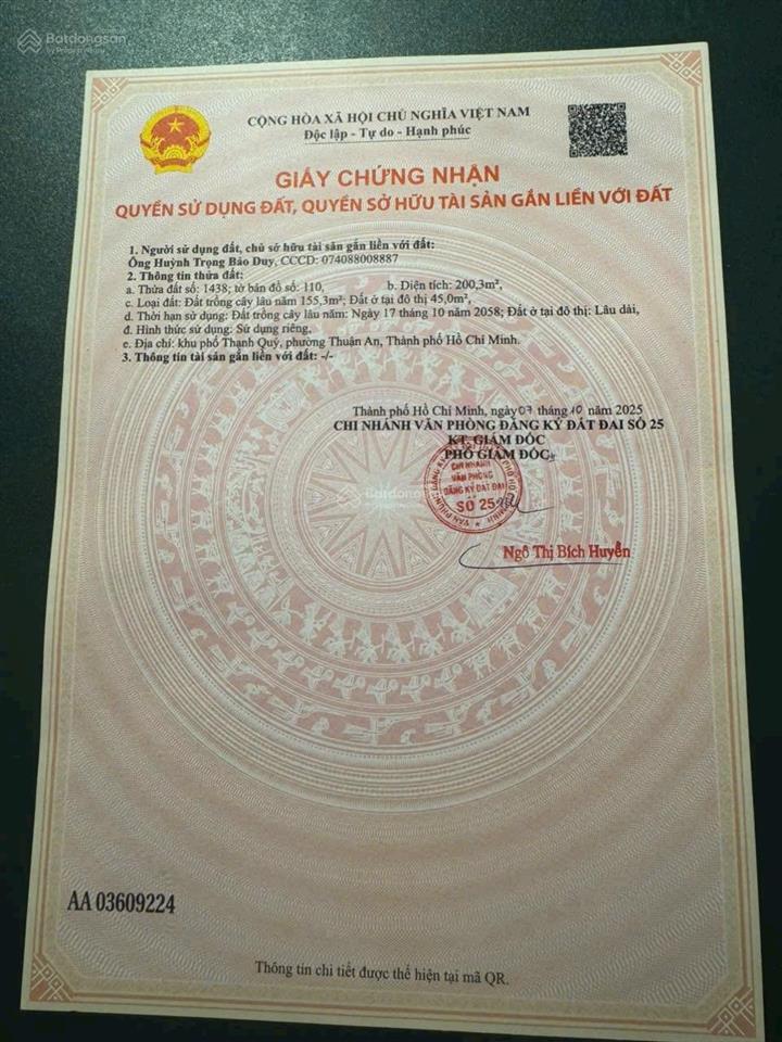 Bán đất đường hồ văn mên, 4,45 tỷ, 200m2, hot!