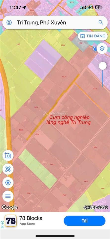 Bán đất 88,7 m2, thôn trung lập, xã phượng dực, tp hà nội