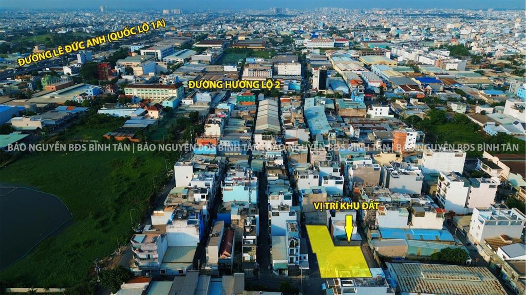 Bán đất bình tân khu phân lô đường hương lộ 2 gần tên lửa 56m2, giá tốt 4,25 tỷ shr