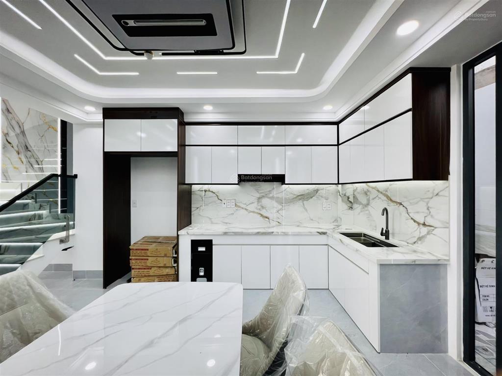 Dãy nhà cao cấp khu đồng bộ đ. kinh dương vương gần aeon tên lửa 60m2 x 5 tầng 7,56 tỷ shr