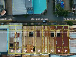 Bán đất phân lô bình tân 9 lô 72m2 đường hương lộ 2 gần tên lửa giá tốt 5,3 tỷ shr