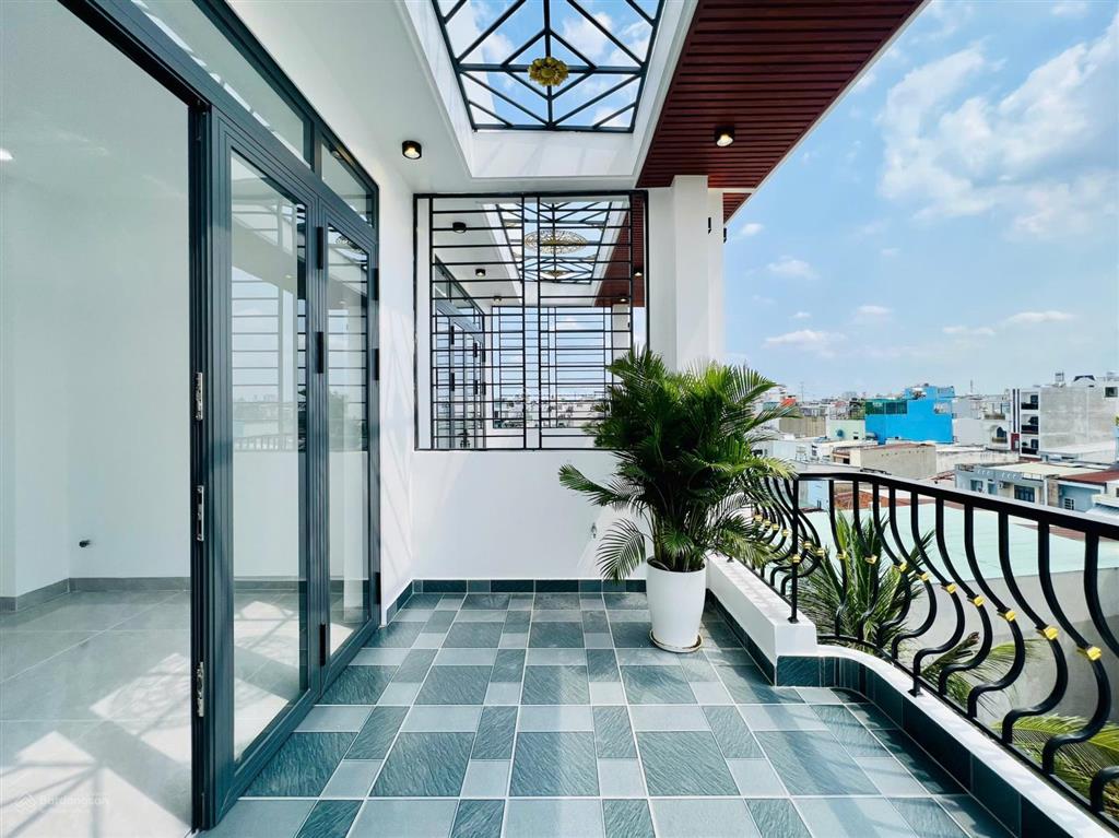 Nhà đẹp  bán nhà bình tân 5 tầng có thang máy chợ gò xoài hxh giáp tân phú, 64m2, 8,9 tỷ
