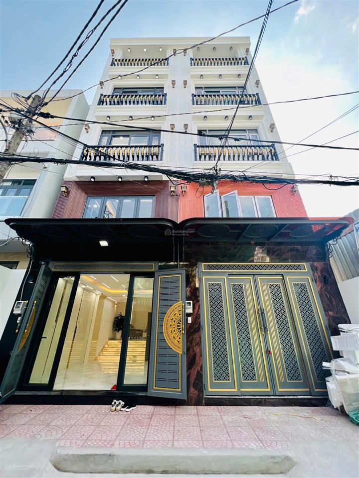Bán nhà bình tân, mới xây hương lộ 2, gần bốn xã, 60m2 x 5 tầng, giá tốt 7,65 tỷ