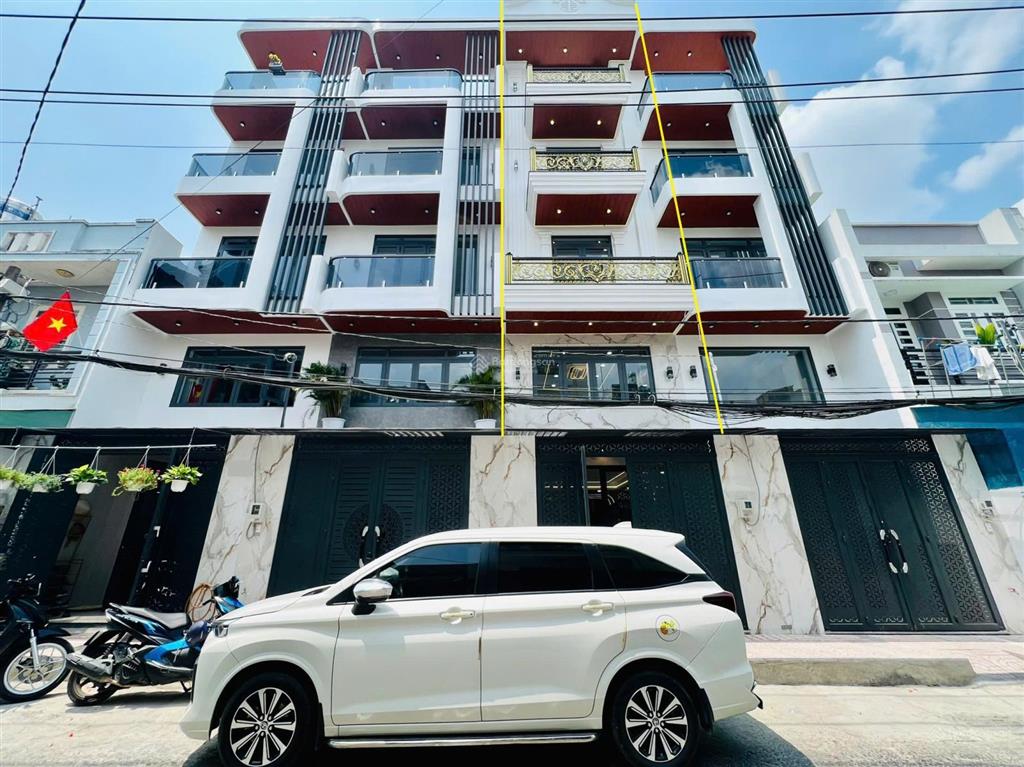 Bán nhà bình tân mới xây chợ gò xoài, giáp tân phú, 68m2 x 5 tầng, giá tốt 7 tỷ
