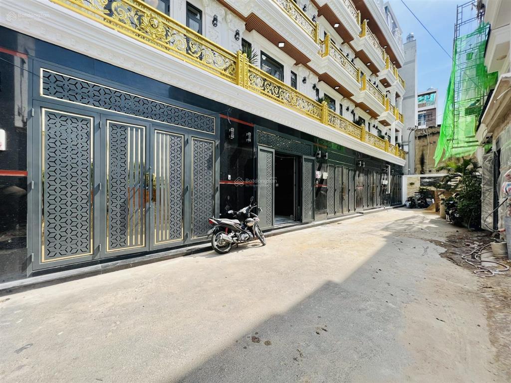 Giá tốt dãy nhà đẹp mới xây 4 tầng 67m2, chỉ 6,8 tỷ đường lê văn quới, shr, gần bốn xã