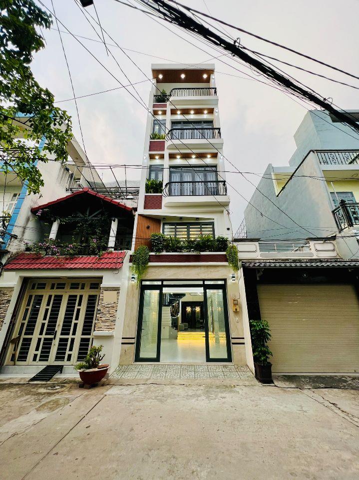 Nhà Đẹp Mới Xây Gần Ngã 4 Gò Mây Lê Trọng Tấn 4x16m 5 Tầng 5PN 5WC 7,7 Tỷ SHR