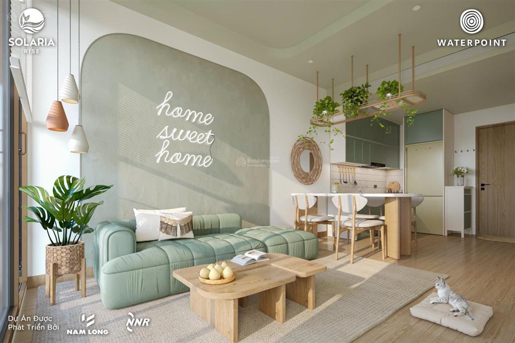 Chỉ hơn 600tr ban đầu sở hữu ngay ch 49m2 (1pn + 1) solaria rise chuẩn resort waterpoint