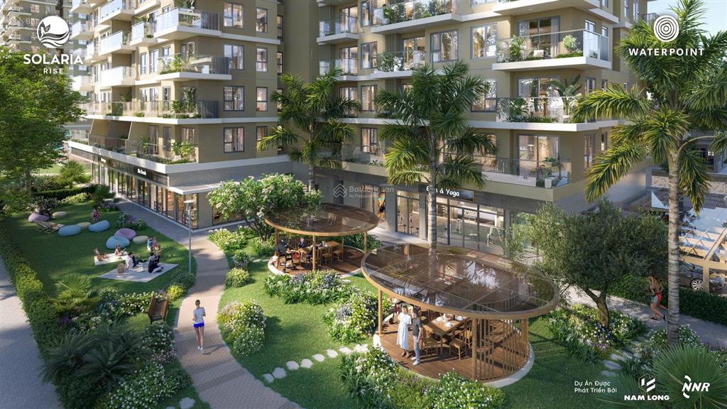 Chỉ hơn 600tr ban đầu sở hữu ngay ch 49m2 (1pn + 1) solaria rise chuẩn resort waterpoint