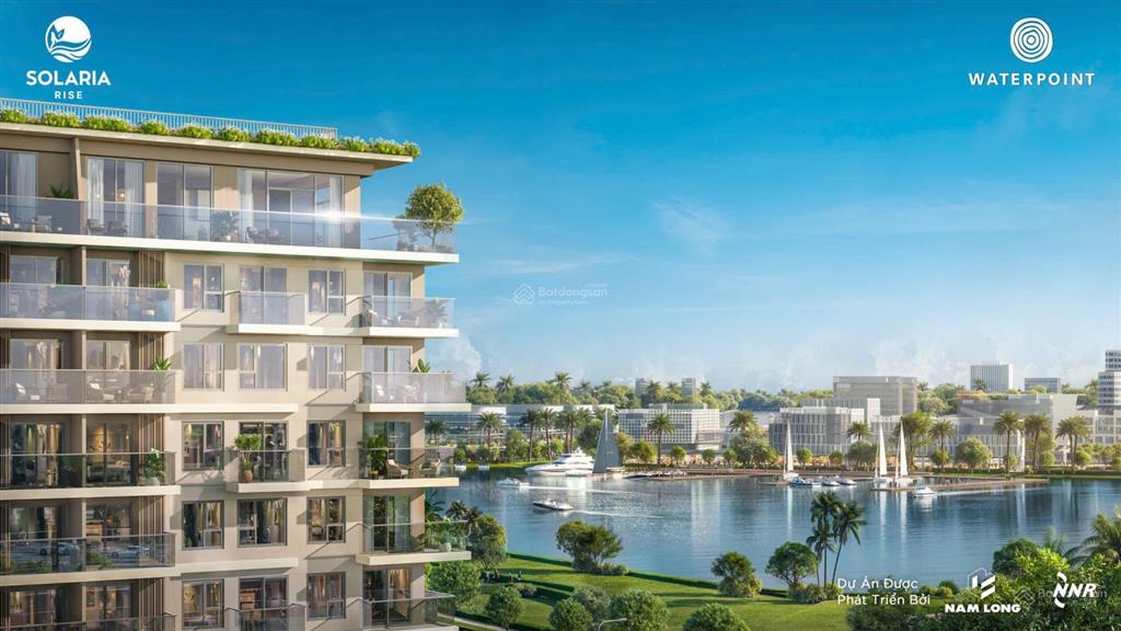 Chỉ với 450 triệu ban đầu sở hữu ngay căn studio  39m2 solaria rise chuẩn resort tại waterpoint