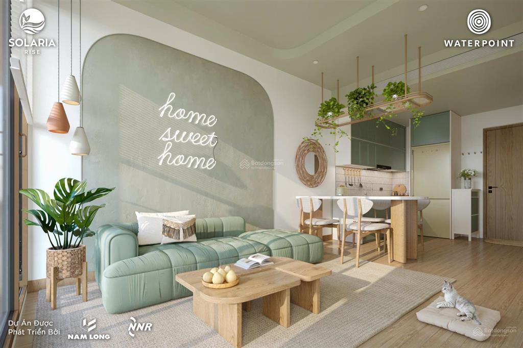 Chỉ với 450 triệu ban đầu sở hữu ngay căn studio  39m2 solaria rise chuẩn resort tại waterpoint