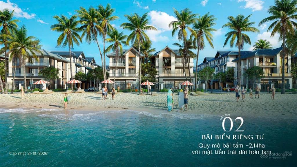 Biệt thự vinhomes trần phú nha trang 240m2 sở hữu lâu dài cạnh biển giá chỉ từ 37.5 tỷ/căn