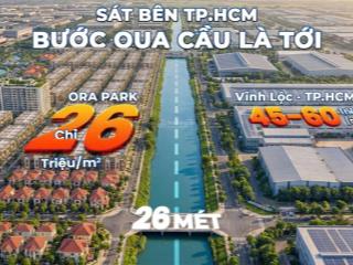 Bán sỉ 100 nền nhà phố, sổ hồng riêng từng nền, kế bên kcn hải sơn, diện tích đa dạng