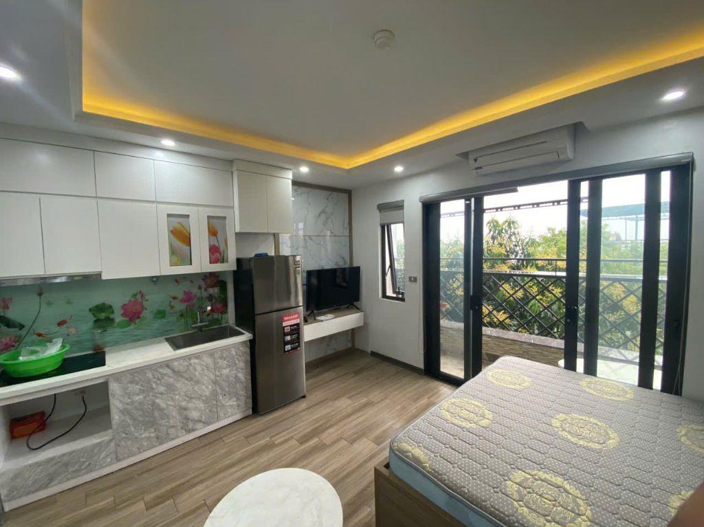 Cho thuê Chung cư mini tại Ngõ 193 Phố Trích Sài. Ban công rộng máy giặt riêng. Chỉ 6.5tr