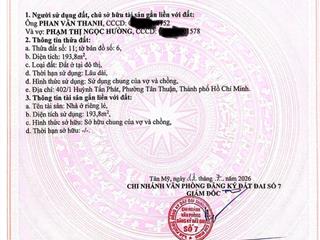Bán nhà mặt tiền đường huỳnh tấn phát  quận 7