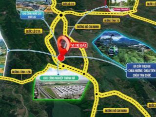 Chỉ từ 500 triệu sở hữu ngay lô đất trung tâm thị trấn