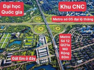 Bán đất đối diện tái định cư phú cát giá chỉ 42 triệu/m2