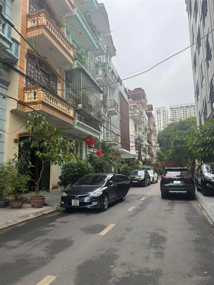 [nguyễn văn huyên] 58m2 5 tầng  18.5 tỷ  vỉa hè  ngõ thông  ô tô dừng đỗ  kinh doanh