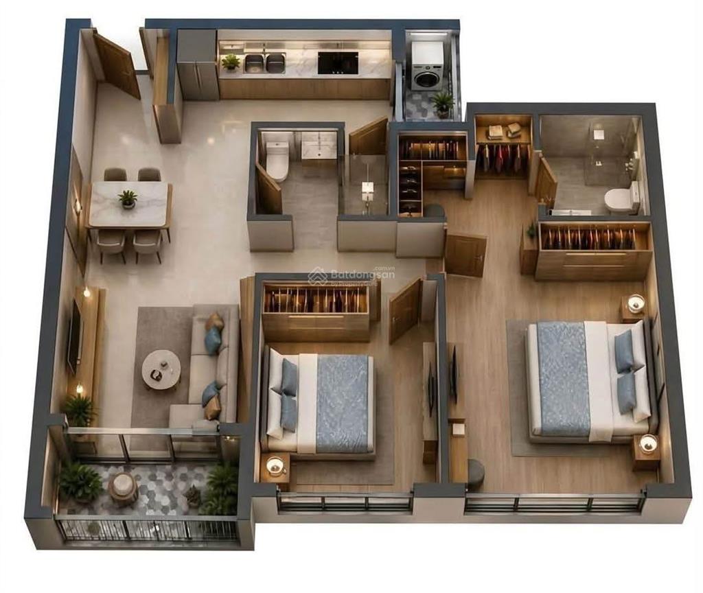 Chính chủ bán căn 2pn victoria village, view đông nam, tầng 16, view sông sài gòn