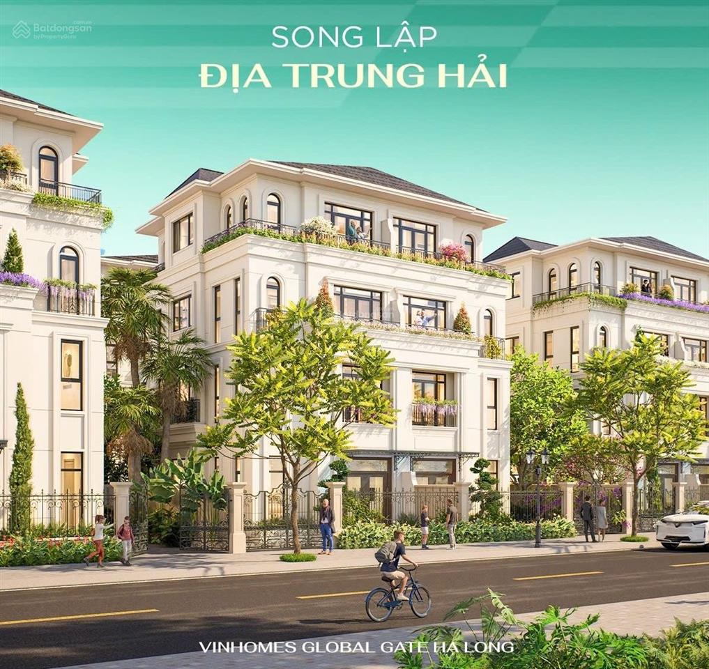 Biệt thự song lập vin hạ long view công viên số lượng hữu hạn vốn ban đầu 5,2 tỷ