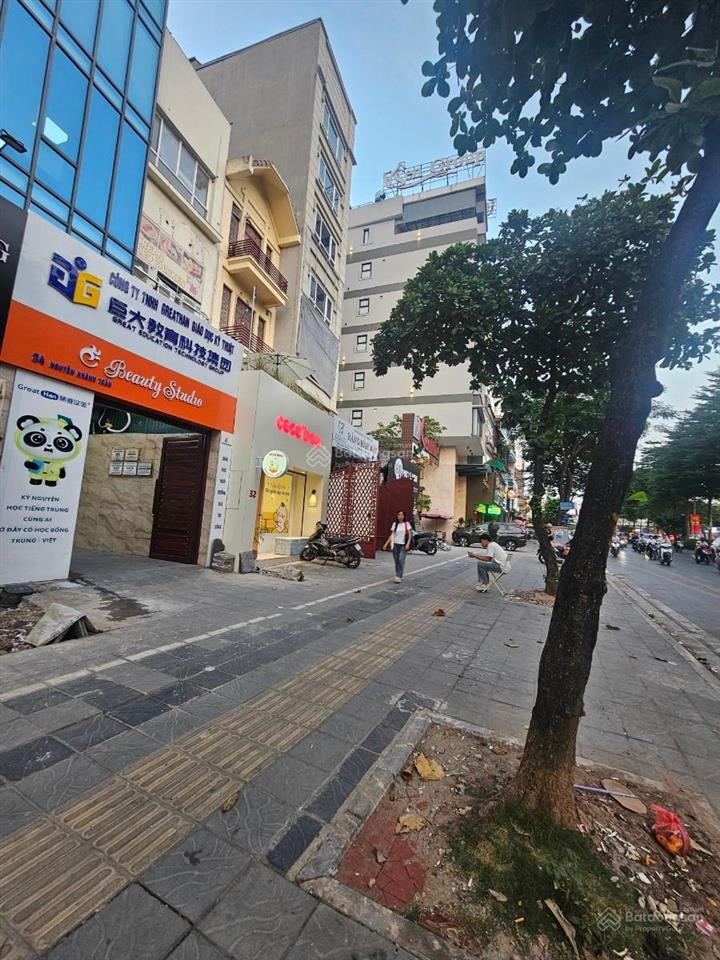 Bán nhà mặt phố nguyễn khánh toàn, 100m, 5 tầng, kd đỉnh, vỉa hè 10m, 50 tỷ