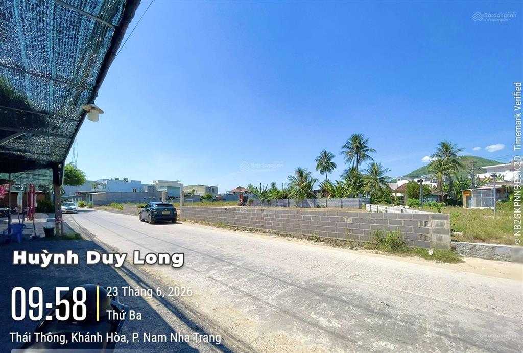 Đất mặt tiền đường thái thông, phường nam nha trang, giá tốt