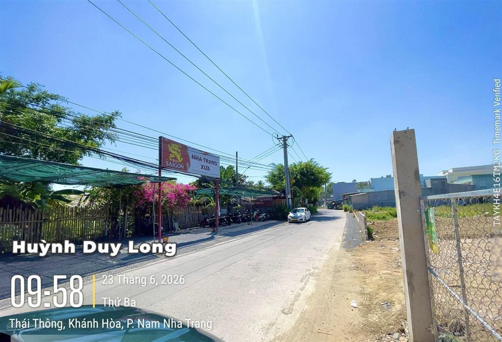 Đất mặt tiền đường thái thông, phường nam nha trang, giá tốt