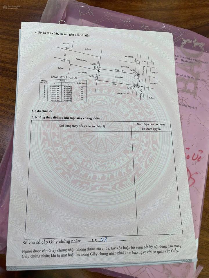 Bán đất đường số 8, phường 11, gò vấp, hcm