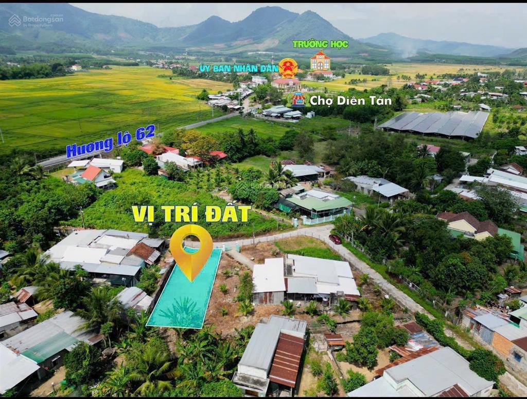 650 triệu sở hữu ngay đất trung tâm diên tân. diên khánh . 125m2 ngang 5m. ngân  0937 838 ***