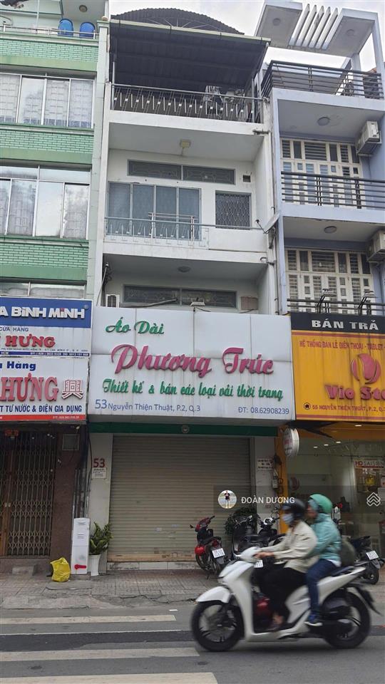 Bán nhà mặt tiền nguyễn thiện thuật, p2, q3 . kết cấu trệt, 3 lầu, st. chỉ 17.8 tỷ