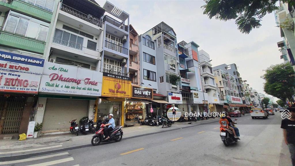 Bán nhà mặt tiền nguyễn thiện thuật, p2, q3 . kết cấu trệt, 3 lầu, st. chỉ 17.8 tỷ