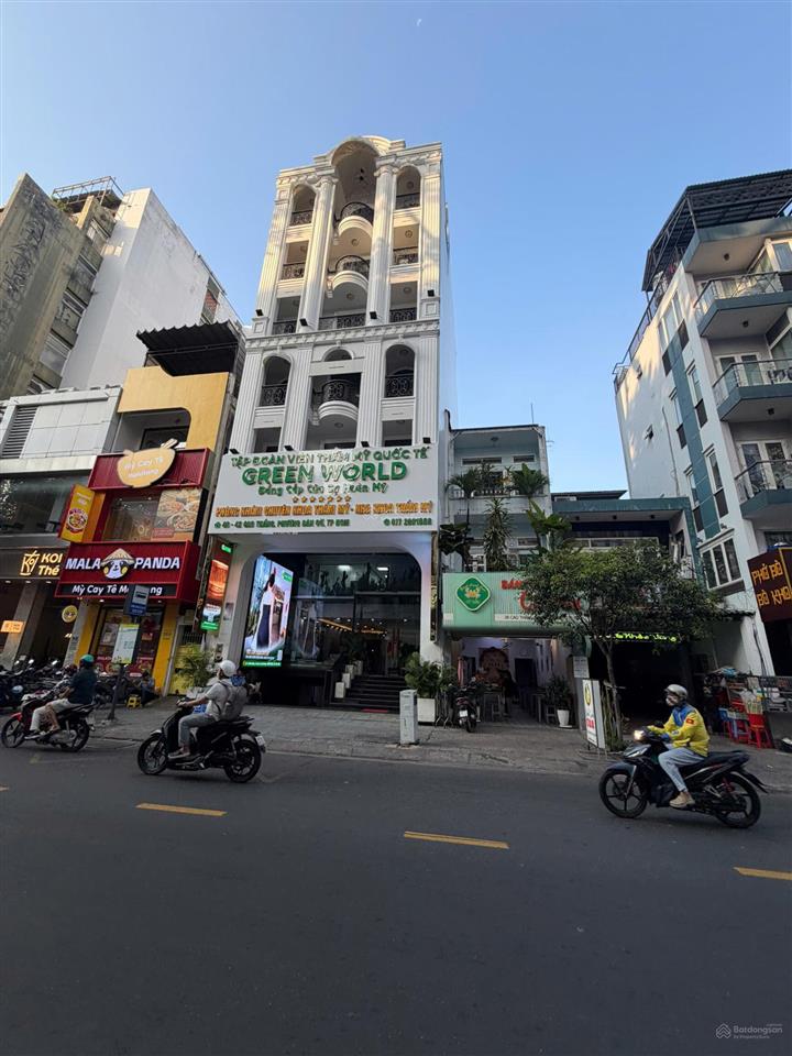 Bán tòa nhà mới xây mặt tiền 4042 đường cao thắng, p. 5, quận 3. thu nhập 400tr/th (7 năm)