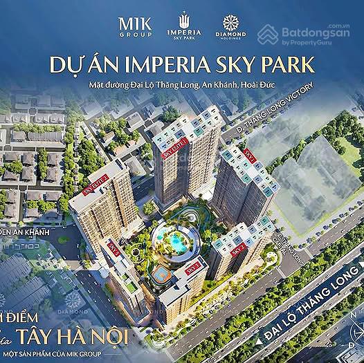 Cần bán căn hộ sky park 1pn+44 m có thể làm 2 pn chung cư cao cấp 5* tại an khánh hà nội
