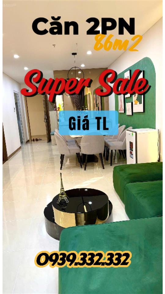 Chủ nhà cần bán nhanh căn 2pn 86m²  nội thất đẹp  giá thương lượng