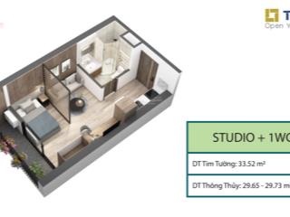 Bán nhanh studio  chung cư skyoasis ecopark  giá 2 tỷ 150 bao sổ