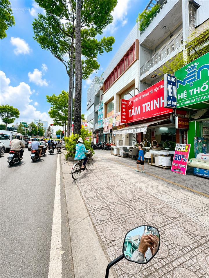 4,5 x 23m nhà 2 tầng mtkd đoạn đẹp ngô gia tự q10. giá 36 tỷ. tl