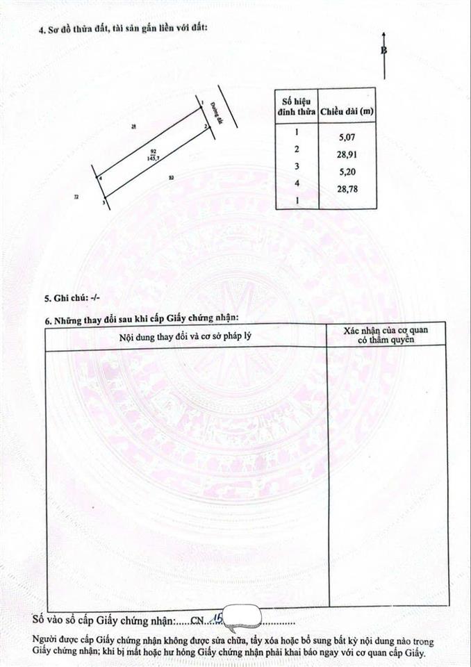 Giảm còn 850 triệu, sẵn sổ tại suối cát. 0333 039 ***