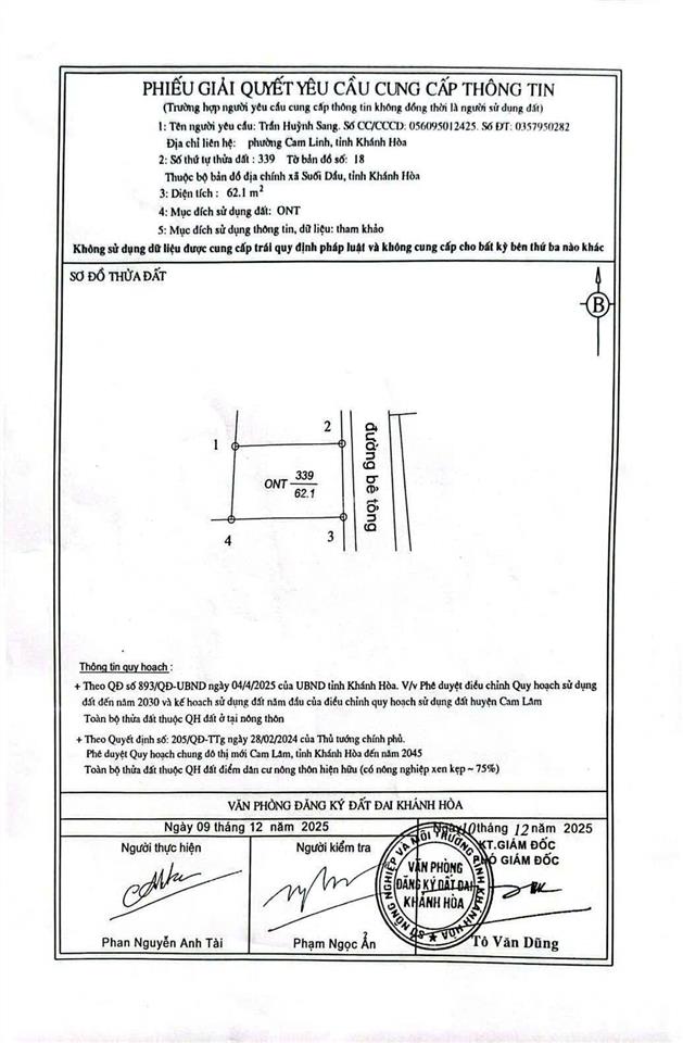 Giá rẻ 790 triệu ngay khu biệt thự xã suối cát.  0333 039 ***