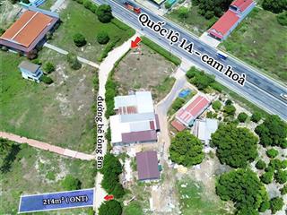 Cam hoà, sát ql1a, đất full thổ, giá chỉ 1,8 tỷ.  0333 039 ***
