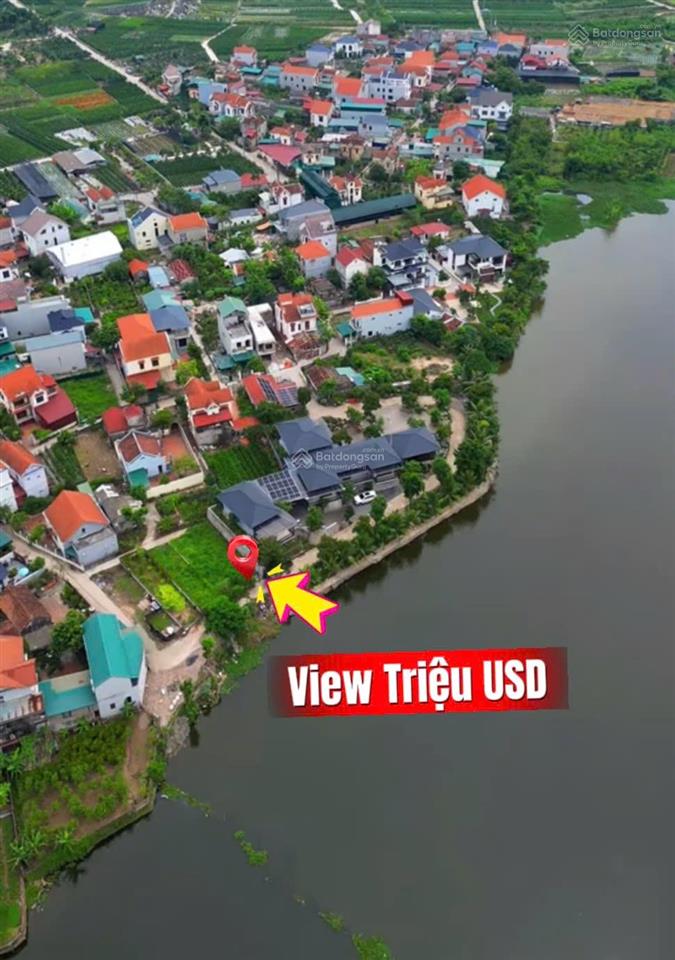 Lô đất view sông đồng quê thoáng vĩnh viễn, chill trọn đời, đường oto 7 chỗ chạy, 2 mặt thoáng