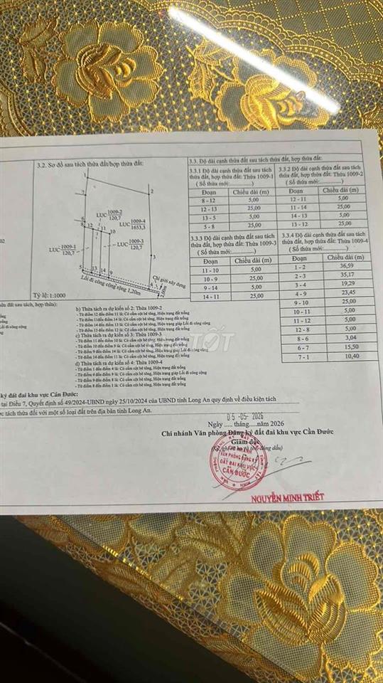 BÁN ĐẤT THỔ CƯ CHÍNH CHỦ-SỔ HỒNG RIÊNG-PHÁP LÝ RÕ RÀNG