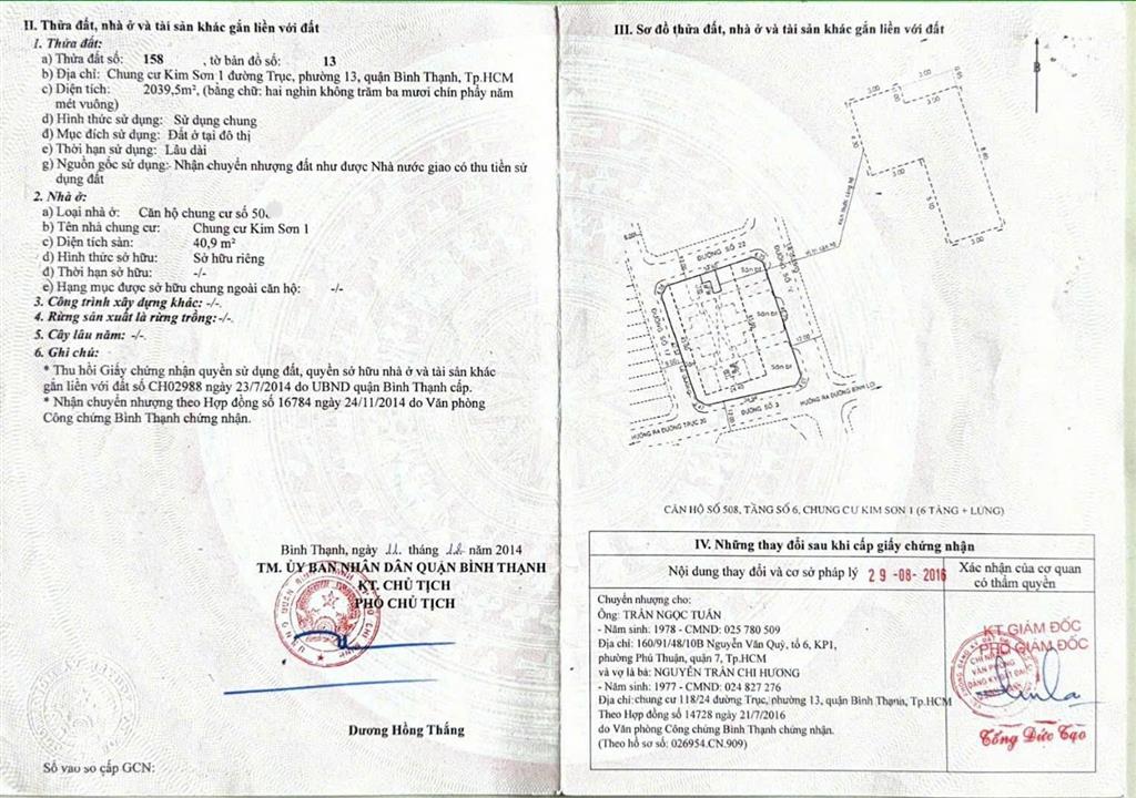 Bán gấp cc kim sơn căn 1pn, thang máy, có sổ hồng, chỉ 2.7 tỷ