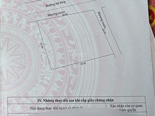 Đất trồng cây hằng năm 1350m2, đường bê tông 6m ô tô thông khương mỹ