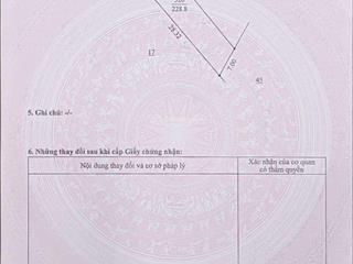 Đất đẹp xã hòa vang, 228m2 đất ở toàn bộ ngang 7m vuông vắn