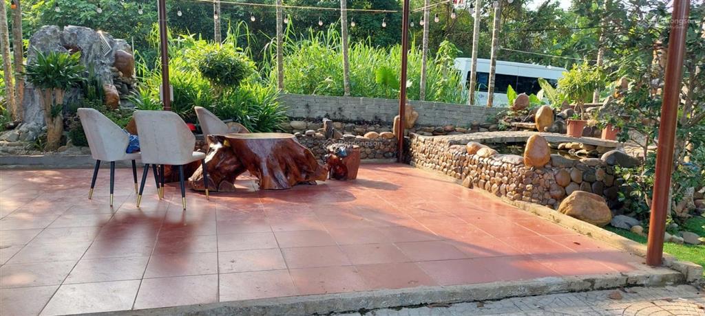 Bán nhà vườn 800m2 có 212m2 đất ở mặt tiền đường nhựa, ngang rộng rãi 15m