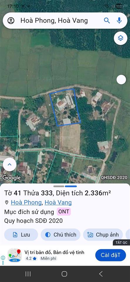 Đất đầu tư dài hạn, 237m2 đất trồng cây hằng năm chuyển đổi mục đích lên đất ở.