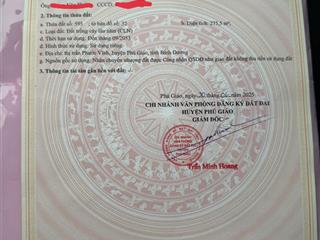 Bán đất thị trấn phước vĩnh, 1tỷ350 275.5m2 siêu hot đường cần lỗ 6,8x40m đang lên 80m2 thổ cư